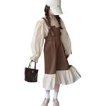 Платье для дошкольниц PROTECTCAMEL, coffee - фото