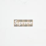 Футболка Supreme x Burberry Box Logo Tee 'White', белый - фото 4
