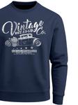 Neverless Свитшот 'Vintage Car' в цвете Navy - фото 6