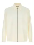 Рубашка на молнии Jil Sander, белый - фото