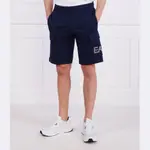 Шорты свободного кроя Ea7, синий - фото 2