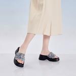 Шлепанцы женские Pt'Son, серебряный - фото 5