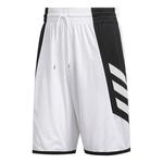 Шорты быстросохнущие баскетбольные шорты Adidas, белый - фото