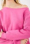 Толстовка Even&Odd BASIC OFF SHOULDER SWEATSHIRT, Ibis Rose/Berry - фото 5
