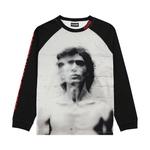Лонгслив Pleasures Self Portrait Raglan Long-Sleeve, черный - фото