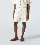 Полосатые шорты Commas, Cream/Black - фото 3