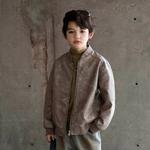 Детская куртка с воротником стойкой Moderate EASTERN CAMEL, серый - фото 9