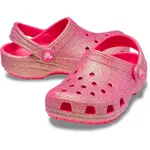 Сабо Crocs Classic Iridescent Glitter T, розовый - фото 4