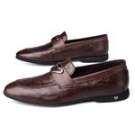 Туфли Men"s Casual Men Low-Top Brown Ckvusamg - фото 5