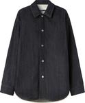Рубашка Jil Sander Denim Over 'Dark Blue', синий - фото