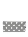 Comme Des Garçons Wallet кошелек в горох, серый - фото 4