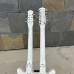 Danelectro 6/12 Двухгрифовая Белая Перламутровая - фото 6