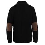 Gioberti Мужской тяжелый вязаный кардиган с длинными рукавами и воротником с шалевым воротником, коричневый - фото 2