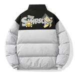 The Simpsons Пуховик унисекс «Симпсоны», Светло-синий - фото 10