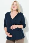 Топ с длинными рукавами WRAP MATERNITY NURSING Ulla Popken, темно-синий - фото 2