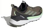 Terrex Free Hiker 2.0 Low Gore-Tex Olive Strata Silver Green Core Black Adidas - фото 4