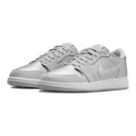 Кроссовки Jordan 1 Low OG Metallic Silver GS, серебряный - фото 3