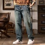 Винтажные джинсы Jeep синие мужские - фото 7