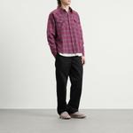 Рубашка в клетку «Четыре угла» Visvim, красный - фото 4