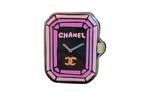 Броши Unisex CHANEL, фиолетовый - фото
