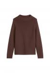 Джемпер Marc O'Polo LONGSLEEVE SMALL STAND-UP COLLAR, Shaded Brown/Brown - фото 6