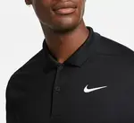 Мужская однотонная рубашка для гольфа Nike Dri-FIT Victory, черный - фото 4