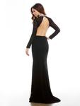 Вечернее платье из двух частей с кружевом черного цвета Mac Duggal - фото 3