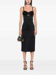 Giovanni Bedin облегающее платье миди, черный - фото 2