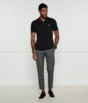 Брюки мужские Boss Orange в клетку укороченные, черный - фото 2