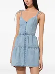 Джинсовое платье мини Shanti Alice + Olivia, синий - фото 5