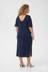 Вязаное платье KAFFE CURVE Regitta, темно-синий - фото 4