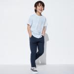 Брюки-джоггеры ультра-стрейч Airism, синий - фото