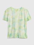 Детская футболка батик Gap, зеленый - фото