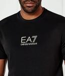 Футболка мужская Ea7 облегающего кроя из лиоцелла, черный - фото 4