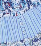 Платье с принтом Triny Poupette St Barth Kids, Blue Patchwork - фото 3