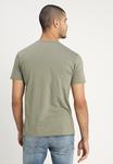 Футболка Alpha Industries, оливковый/меланж - фото 3
