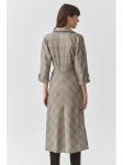 TATUUM Платье-рубашка бежевого цвета - фото 2