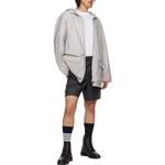 Застёгивающаяся на молнию худи с капюшоном THOM BROWNE, серый - фото 5