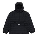 Пуловер Supreme с капюшоном и молнией до половины длины, цвет: черный - фото