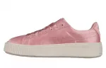 Кроссовки Puma Women's Basket Platform 'Satin - Pink' - фото