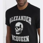 Футболка стандартного кроя Alexander Mcqueen, черный - фото 4