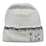 Шапка-бини унисекс Chanel, серый - фото 4