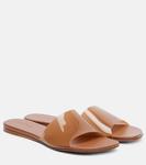 Босоножки Bianca Glass 95 Amina Muaddi, Latte - фото