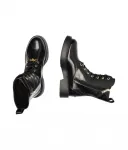 Кожаные ботильоны City40 Love Moschino, черный - фото 4