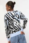 Джемпер Lipsy Jumper, Blue Leopard/Blue - фото 3
