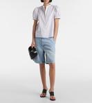 Короткие джинсовые шорты-бермуды Frame, Shudder - фото 2