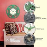 Infinity Instruments Wisteria 15.5 в настенных часах, желтый - фото 5