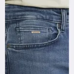 Джинсы узкого кроя Delaware BC-P Boss, синий - фото 3