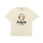 Футболка с принтом логотипа A Bathing APE Aape, Ecru Ivx - фото
