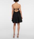 Мини-платье с вырезом Nensi Dojaka, черный - фото 3